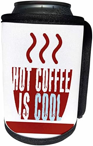 3Droza slika riječi vruća kafa je hladna na maroon kafi. - Može li se hladnije flash omotati