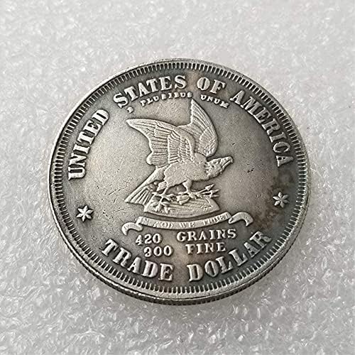 1873 American BESPLATNO Antique Morgan Copy Coin Komemorativni kovani novčići američki kovani Creative Funny