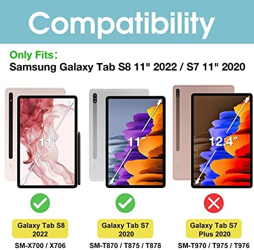 ProCase zaštitnik ekrana za 11-inčni Galaxy Tab S8 2022 /Galaxy Tab S7 2020 paket sa zaštitom ekrana za
