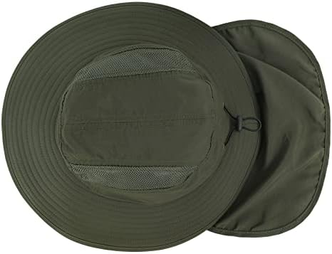 Ribarski šešir sa otvorom za vrata za muškarce za muškarce, žene uV zaštitu široki rub ljetni šeširi