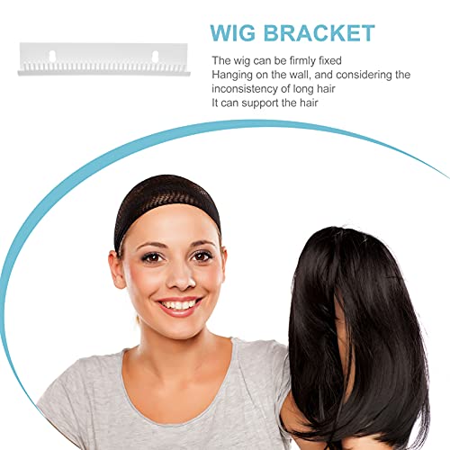 HEALLILY Hair Extensions Stand 1kom zidni akrilni stalak za perike ekstenzije za kosu perika sekcioniranje