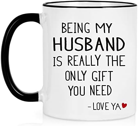 Dan zaljubljenih pokloni za muža, biti moj muž je zaista jedini poklon vam je potrebno šolja, muž godišnjica
