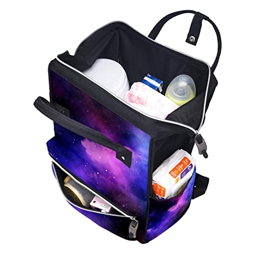 3d apstraktno svemirsko nebo sa zvijezdama Nebula torbe za pelene Mummy ruksak Torba za pelene velikog kapaciteta