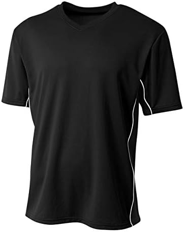A4 Sportska Odjeća Crna Pruga Mali Nogometni Dres