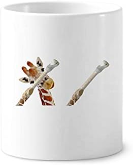 Girafe životinja za životinje Art Deco poklon modna četkica za zube šalica špica CERAC stalak za olovke