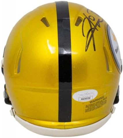 Hines Ward potpisao Pittsburgh Steelers Mini Flash Speed Replica kaciga JSA-autograme NFL Helmets