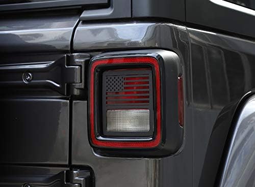 BORUIEN zadnje zadnje svjetlo pokriva štitnike Guards Decor za Jeep Wrangler JL 2018-2022