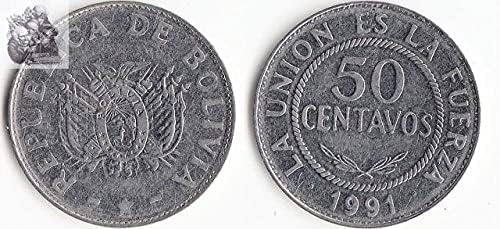 Američka Bolivija 50 SwANT Noseća kovanica nasumične kovanice
