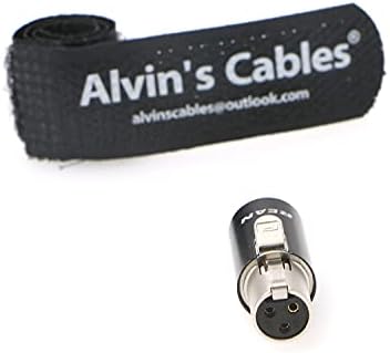 TA3F 3-pinski ženski Mini XLR originalni konektor niskog profila za audio mikrofonski kabl Alvinovi kablovi