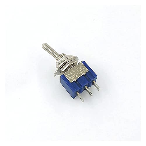 Tioyw 10pcs Prebaci prekidač na 3 pin 3 Pozicija Mini zasuiranje MTS-103 AC 125V / 6A 250V / 3A Prekidač