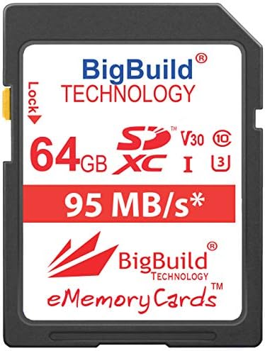 BigBuild tehnologija UHS-I U3 95MB / s memorijska kartica za Canon PowerShot SX420 is, SX430 is, SX520 HS,