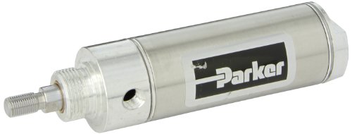 Parker 2.00DSR03.0 Zidni cilindar od nehrđajućeg čelika, okruglo tijelo, dvostruko djelovanje, nosač nosa,