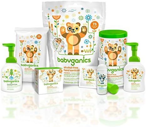 Babyganicsics besplatni sanitizer za pjenjenje bez alkohola, besplatan miris, UN-Go-Go, boca pumpe 50 ml