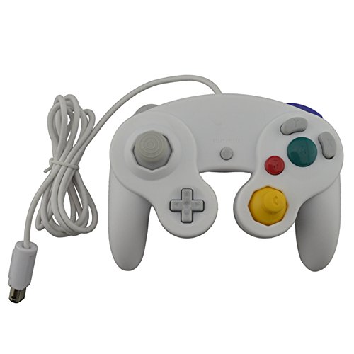 Generički žičani kontroler sa jednim dugmetom za GameCube Bijelo