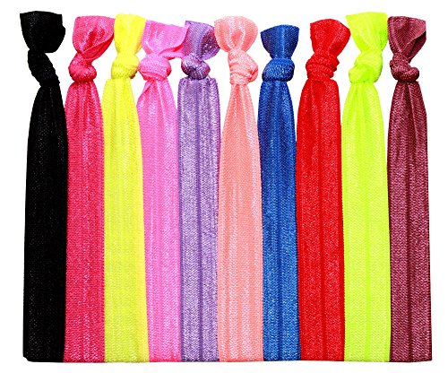 Syleia ručno pletene vezice za kosu za sve tipove kose - bez pregiba, svijetle i pastelne boje asortiman