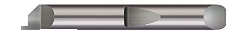 Micro 100 QFG-250-025-025x alat za urezivanje lica - brza promjena.025 širina.025 Proj, 1/4 min prečnik