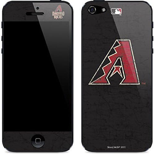 MLB Arizona Diamondbacks uznemirena koža za iPhone 5 / 5s, Crna