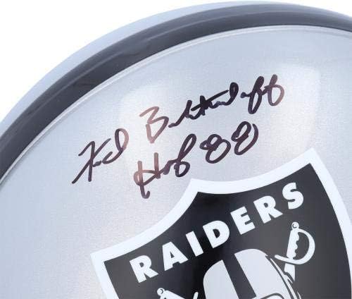 Fred Biletnikoff Oakland Raiders autogram Riddell VSR4 autentična kaciga sa natpisom HOF 88 - NFL kacige