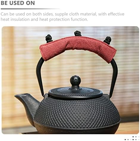 Upkoch Japanese Početna Gadgets čajnik ručka navlaka zamotavanje toplotne otporne na čajnik naklonični poklopac nosač rukava vintage lonk ručka na poklopcu grip rukavice za kućnu kuhinjsku čajnik ručke
