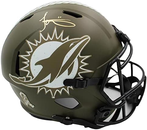Tyreek Hill potpisao Miami Dolphins Speed full Size Pozdrav za uslugu NFL kacige sa autogramom NFL Helmets