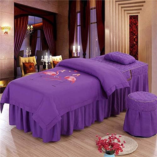 ZHUAN jednobojni Setovi čaršava za masažu, vrhunski Set suknji za masažu masažni Salon prekrivači za krevete