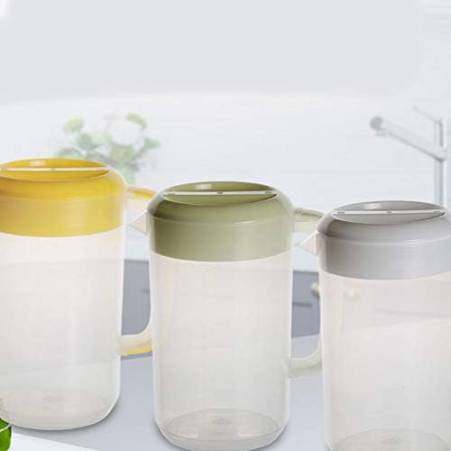 LuxShiny staklene boce za vodu stakleni bacač lonac hladnog vode lonca: 2500ml Clear bacač čaja sa zatvorenim