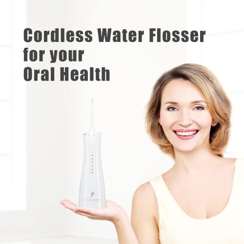 OudosPRS vodeni flosser za čišćenje zuba sa bazom, vodom za čišćenje zuba, 5 načina i 5 savjeta VODE PICK,