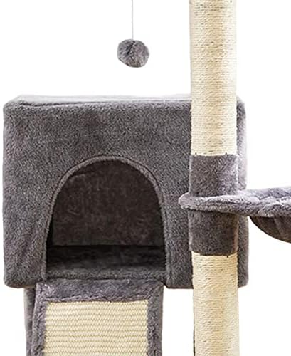 Mačka penjačka stabla TOWER HAMMOCK ljestvica platforma PARCH za unutarnje mačke Sisal konop za vješanje