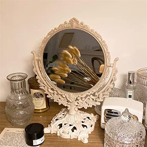 Omoons kreativno slobodno stojeće stolno Retro ogledalo ogledalo za šminkanje u evropskom stilu dvostrano