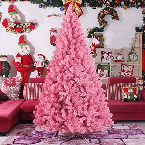 6,8ft umjetno božićno stablo Ulin, vrhunska smreka sa metalnim štandom ekološki prihvatljivi PVC Xmas borovi,