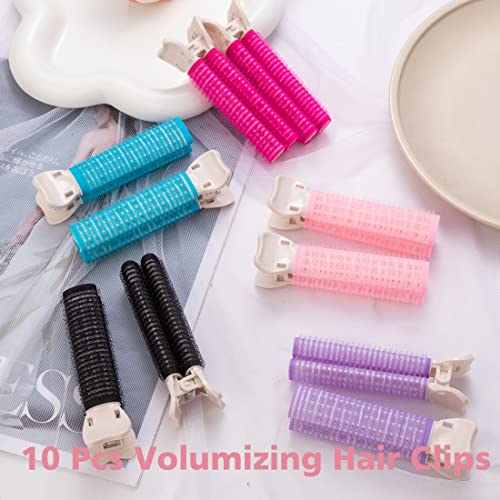 10pcs Volumizing Hair Roller Clips, velcro hair clips, hair root Volume hair Clips za žene, Volume Hair