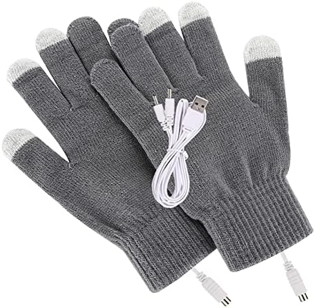 Qvkarw USB rukavice za grijanje i Laptop za muškarce odgovarajuće žene Warm in rukavice zimska zimska Sportska