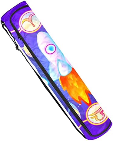 Torba za prostirku za jogu, svemirska raketa Constellations Exercise Yoga Mat Carrier full-Zip Yoga Mat