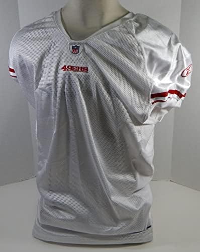 2009 San Francisco 49ers Blank Igra izdana Bijeli dres Reebok 52 DP24104 - Neintred NFL igra Rabljeni dresovi