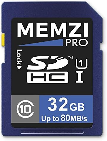 MEMZI PRO 32GB Klasa 10 80MB/s SDHC memorijska kartica za Panasonic Lumix DMC-SZ10, DMC-Sz10eg-K, DMC-SZ9,