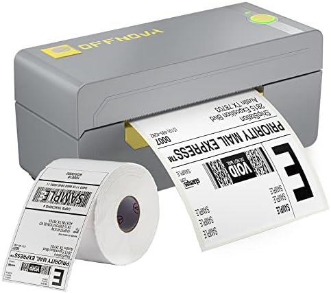 Offnova štampač termalnih etiketa i pakovanje od 500 rolni 4 x 6 snopova termalnih direktnih etiketa