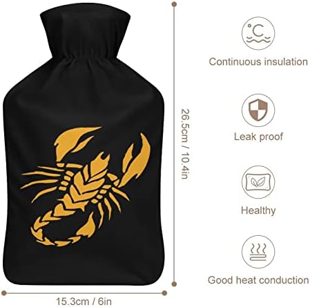 Emperor Scorpion topla torba s poklopcem tople gumene boce za ubrizgavanje za krevet menstrualni bolovi