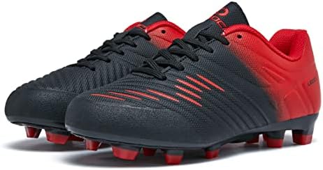 Leoci nogometne cipele za dječake ružičaste nogometne kopče prozračne atletske toddler crne nogometne cipele