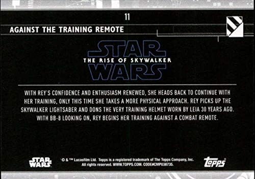2020 TOPPS Star Wars Raspon Skywalker serije 2 Purple # 11 protiv treninga daljinskog trgovanja