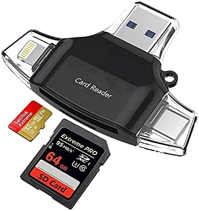 BoxWave Smart Gadget kompatibilan sa nubia Red Magic 6R - Allreader čitač SD kartica, čitač microSD kartica