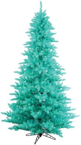 Vickerman 4.5 'Aqua Jela Umjetna božiska drvca, Aqua Durat LED svjetla, sezonski unutarnji kućni dekor