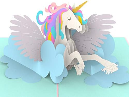 Liif Magical Unicorn 3D Pozdrav Pop up kartica za sve prilike, čestitka za Dan zaljubljenih, čestitka za