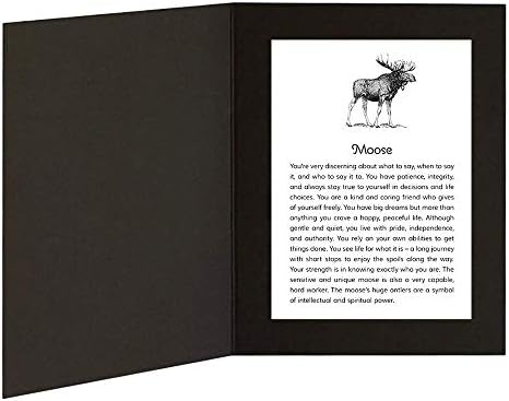 Moose sa Power Animal porukom u okviru mape slika 5x7