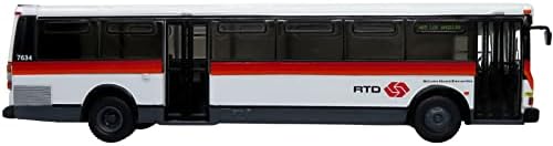 1980 Grumman 870 napredni dizajn tranzitnog autobusa Južna Kalifornija Rapid Transit District 485 Los Angeles