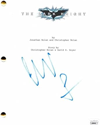Christian Bale potpisao je autograma Skripta Mračni vitez W / James Spence Autarion JSA COA - Mračni vitez,