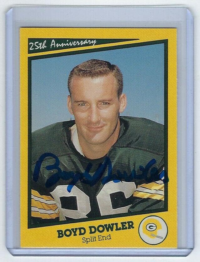 Packers Boyd Dowler potpisao kartu Super Bowl i Anniv 23 Green Bay Auto Autoggraph - NFL autogramirani