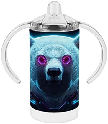 Dizajn Polarnog Medvjeda Sippy Cup - Sci-Fi Baby Sippy Cup - Art Print Sippy Cup