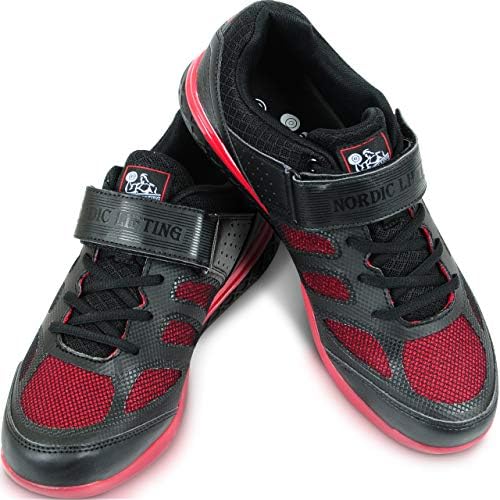 Zglobovi za ručni zglob Dva 1 lbs - ružičasti snop sa cipelama Vedž Veličina veličine 8.5 - crna crvena