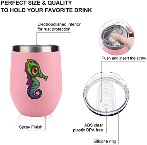 Šarena čaša za morsku bocu sa klipom izoliranim od nehrđajućeg čelika Tumbler dvostruki zidni ured Početna