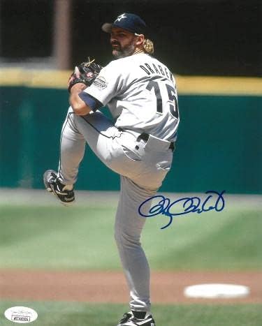 Doug Drabek potpisan Houston Astros 8x10 foto-JSA svjedoci - autogramirane MLB fotografije